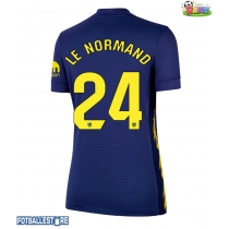 Atletico Madrid Robin Le Normand #24 Bortedrakt Dame 2025-26 Kortermet